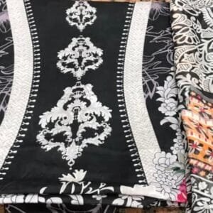 zam zam swiss lawn with chiffon dupatta