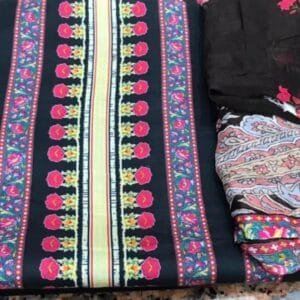 zam zam swiss lawn with chiffon dupatta
