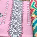 Zam Zam Swiss lawn with chiffon dupatta 02