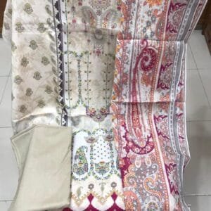 Zam Zam Swiss lawn with cotton dupatta 07